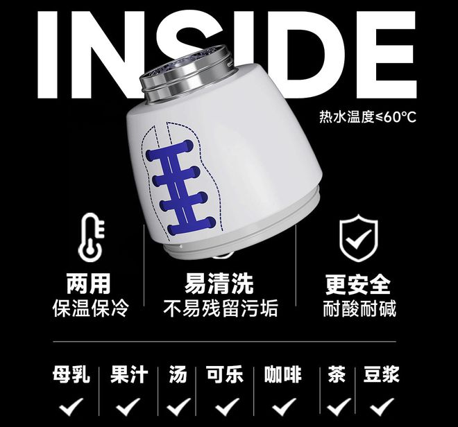 又潮又酷的橄欖球水壺保冷保溫雙倉雙飲雙倍快樂！(圖12)