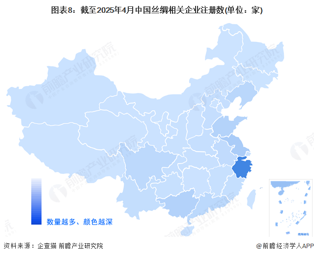 預(yù)見(jiàn)2025：《2025年中國(guó)絲綢行業(yè)全景圖譜》（附市場(chǎng)現(xiàn)狀和發(fā)展趨勢(shì)等）(圖8)